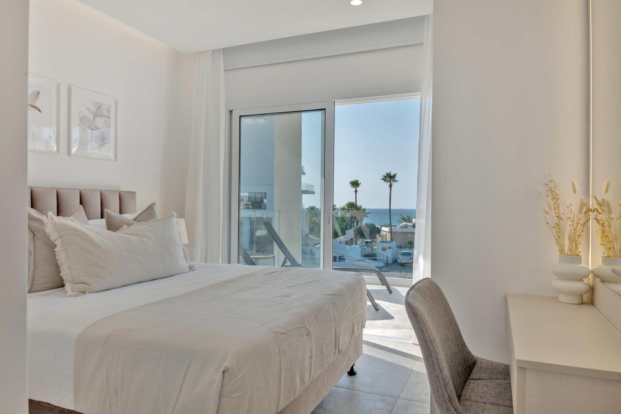 Apartamento Phaedrus Living: Seaview Luxury Flat Limnaria 150 Paphos Exterior foto